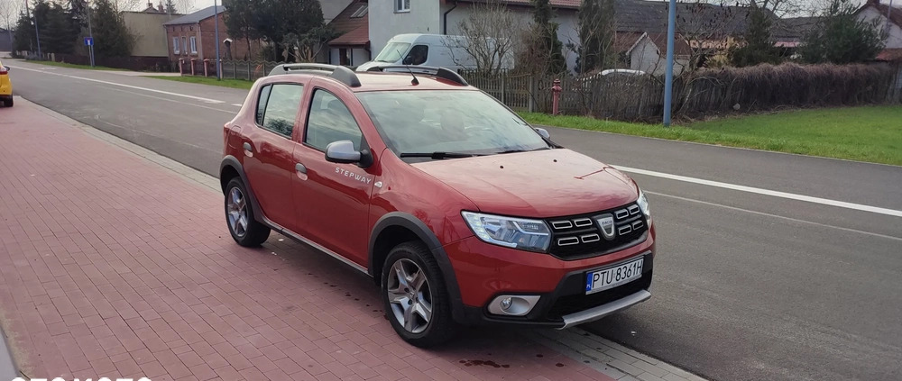 Dacia Sandero Stepway cena 43500 przebieg: 46800, rok produkcji 2020 z Turek małe 46